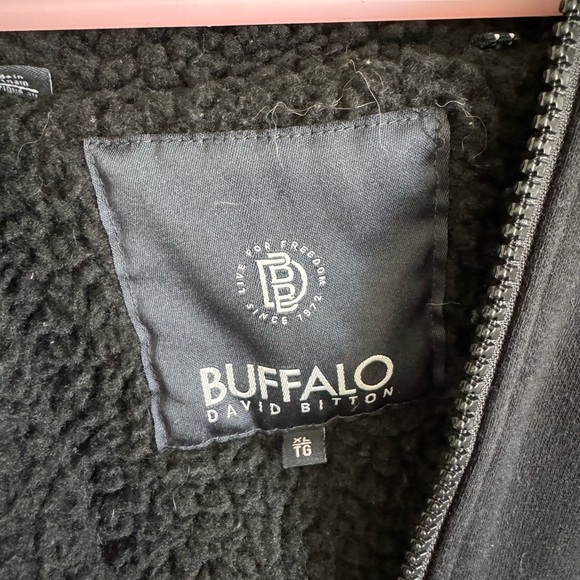 Buffalo David Bitton Charcoal Zip-Up Jacket - Picture 3 of 3
